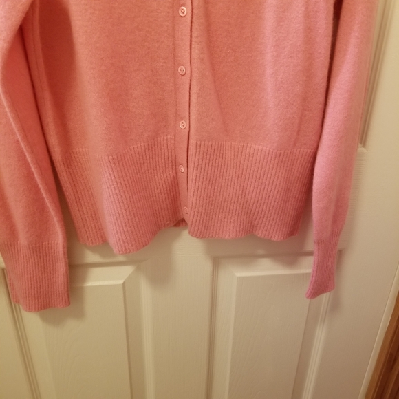 Cashmere Cardigan Pink Women's XL EUC - Picture 4 of 5